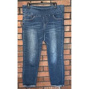 Jag Jeans High Rise Slim Ankle Dark Wash Pull On Denim Pants Blue Womens 8/29